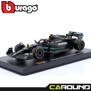 브라고 1:43 메르세데스 AMG 페트로나스 F1 W14 E No.44 2023 시즌 - 루이스 해밀턴 (드라이버 포함)