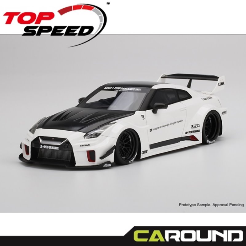 Top Speed 1:18 LB-실루엣 웍스 GT 닛산 35GT-RR 버전1 화이트