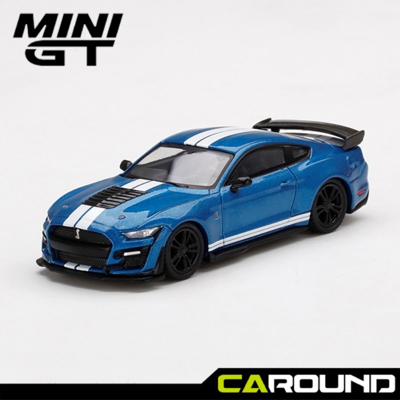 미니지티(268) 1:64 포드 머스탱 쉘비 GT500 포드 퍼포먼스 블루