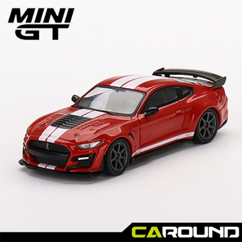 미니지티(389) 1:64 포드 머스탱 쉘비 GT500 SE 와이드 바디 - 포드 레이스 레드