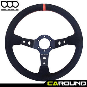 GP RACE 콘도르 스웨이드 레이싱 휠 - 블랙 (Steering Wheel)