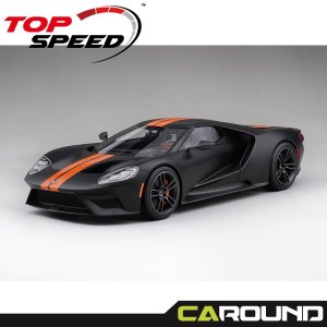 Top Speed 1:18 포드 GT 무광블랙 (with 오렌지 스프라이프)