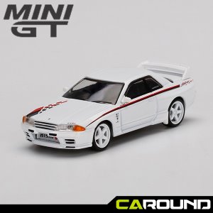 미니지티(106) 1:64 닛산 스카이라인 GT-R R32 니스모 S-Tune 화이트