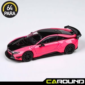 파라64 1:64 LB WORKS BMW i8 핫핑크 / 블랙 엑센트