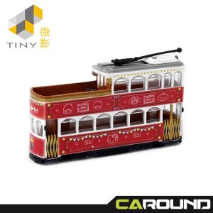 타이니 1:120 홍콩 트램 레드 엔틱 SANRIO CHARACTERS (크리스마스 특별 모델)