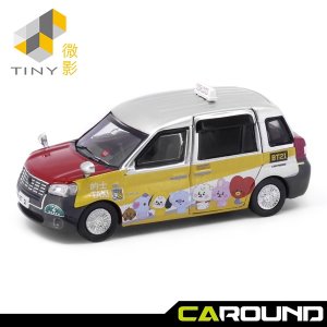 타이니 x BT21 1:64 컴포트 하이브리드 홍콩 택시 - 방탄소년탄 캐릭터 버전