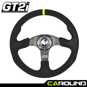 GT2i RACE 플랫 스웨이드 스티어링 핸들 (스티어링 휠)
