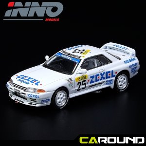이노64 1:64 닛산 스카이라인 GT-R(R32) No.25 Team ZEXEL 스파24시 1991 우승차량