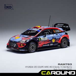 ixo 1:43 현대 i20 쿠페 WRC No.6 Sardegna 랠리 2020 - 다니 소르도 (RAM763)