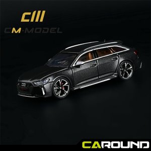 CM-model 1:64 아우디 RS6 아반트 블랙