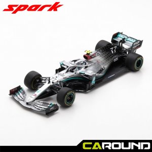 스파크 1:18 메르세데스 AMG F1 W11 No.77 바르셀로나 테스트 2020 - 발테리 보타스