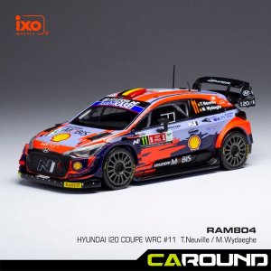 ixo 1:43 현대 i20 쿠페 WRC No.11 Ypres Rally 2021 - 티에리 누빌 (RAM804)