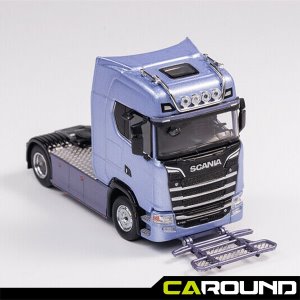 GCD 1:64 스카니아 S730 컨테이너 트랙커 트럭 - 블루 (105)