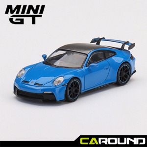미니지티(381) 1:64 포르쉐 911 (992) GT3 - 샤크 블루 (RHD)