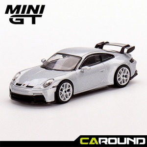 미니지티(390) 1:64 포르쉐 911 (992) GT3 GT - 실버 메탈릭