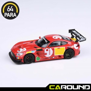 파라64 1:64 메르세데스 AMG GT3 2021 스파24시 50주년 기념 레드 핑크 리버리
