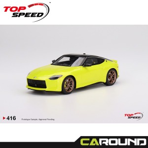 Top Speed 1:18 닛산 Z 프로토 스펙 (LHD) 2023 - ikazuchi yellow