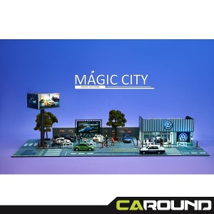 Magic City 1:64 매직시티 자동차 브랜드 쇼룸 - 폭스바겐 (110063)