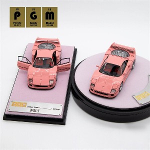 PGM 1:64 페라리 F40 핑크 (풀오픈 다이캐스트)
