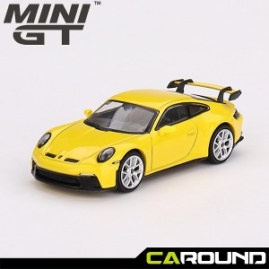 미니지티(565) 1:64 포르쉐 911 (992) GT3 - 레이싱 옐로우
