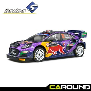 솔리도 1:18 포드 퓨마 랠리1 WRC No.19 2022 몬테카를로 랠리 우승 - 세바스티앙 로브