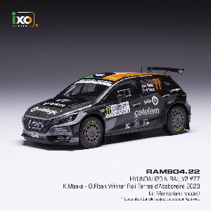 ixo 1:43 현대 i20 N Rally2 WRC No.77 2023 포르투칼 랠리  우승 - MEEKE/ FLOEN (RAM904.22)